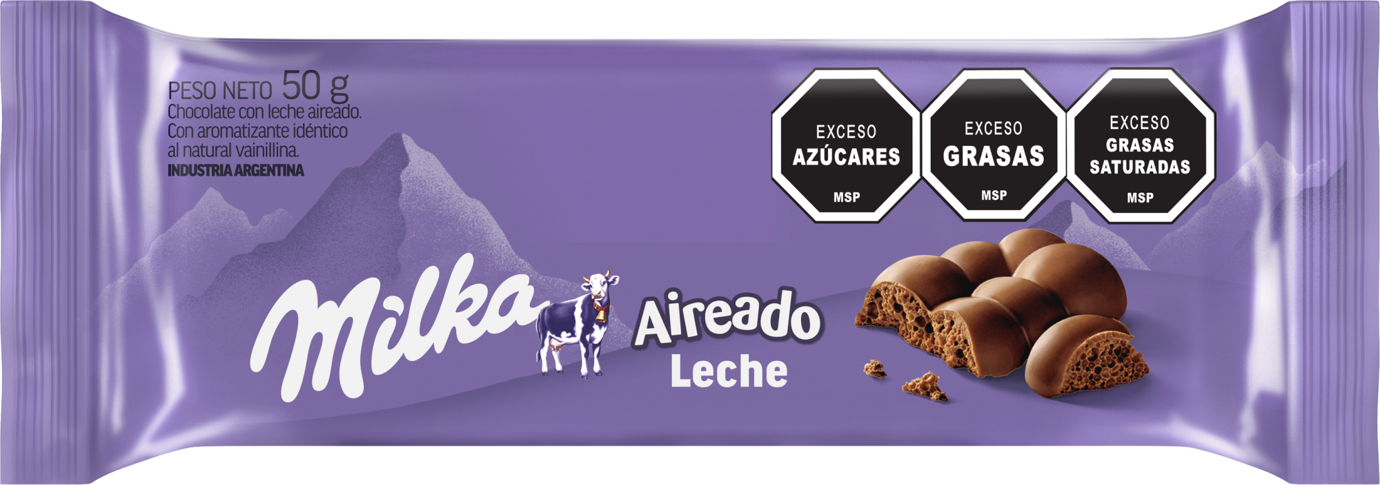 Milka Leger Aireado Leche 50g - Nerilan Uruguay